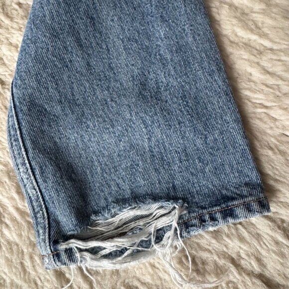 Agolde Riley High Rise Straight Crop Jeans - Picture 4 of 4